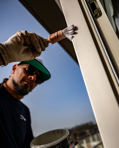 Gevelreiniging met SteamPlus stoomtechniek bij berging in Alblasserdam door Hydro Groep